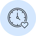 Immediate access to needed care icon